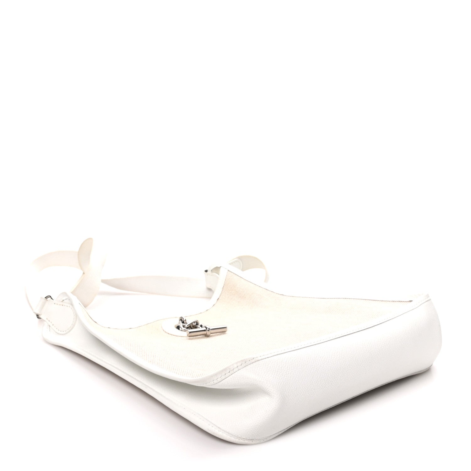 Hermes Toile H Ardennes Vespa PM White 4 of 11
