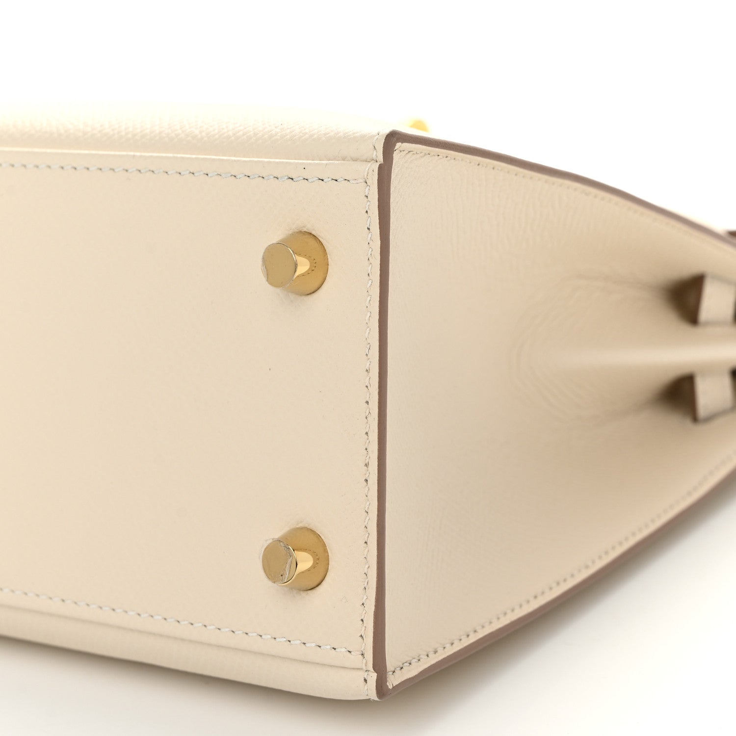 Hermes Epsom Kelly Sellier 25 Craie 10 of 11