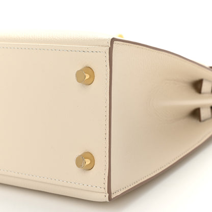 Hermes Epsom Kelly Sellier 25 Craie 10 of 11
