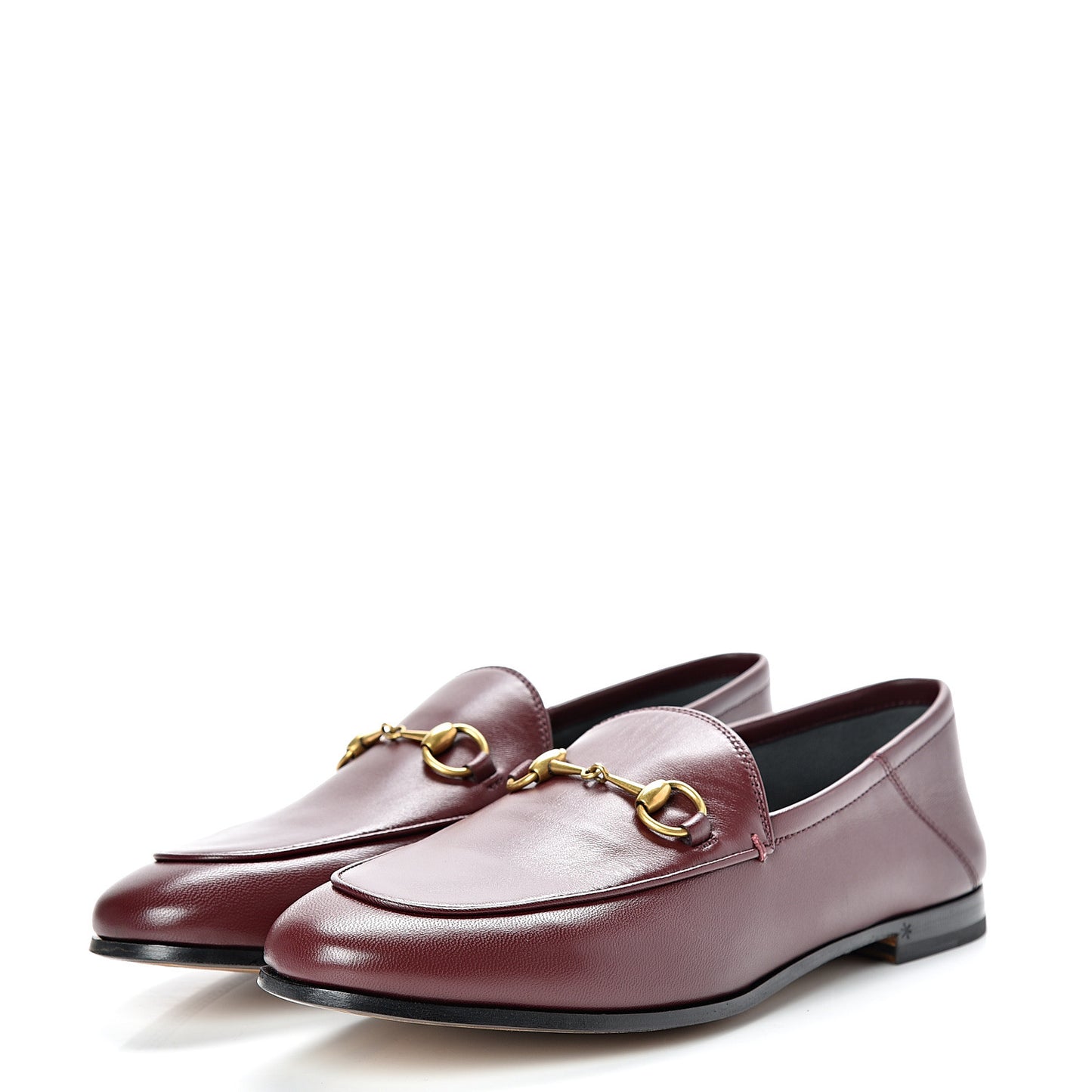 Lambskin Womens Brixton Horsebit Loafers 38 Vintage Bordeaux