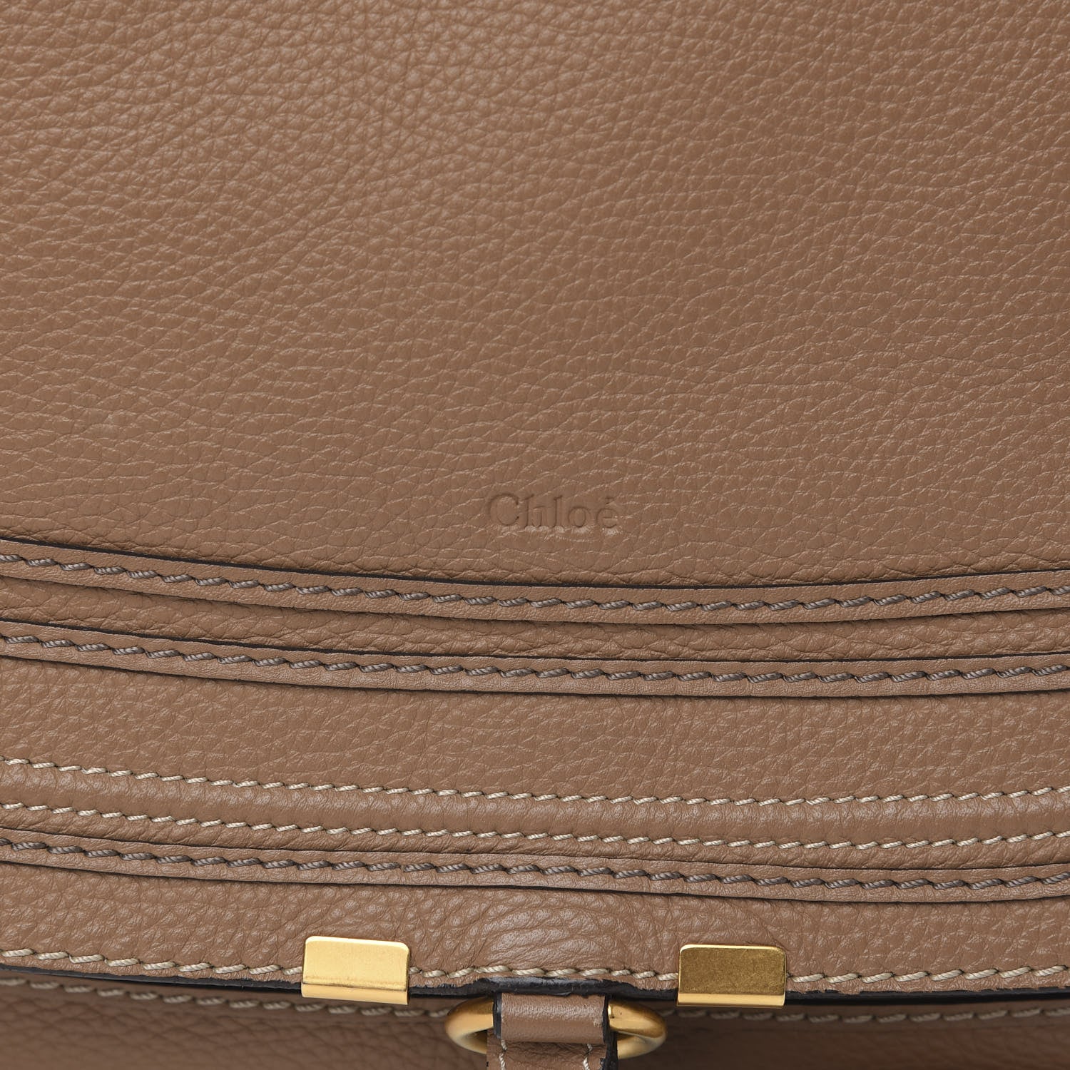 Chloe Calfskin Large Marcie Satchel Nut 11 of 11