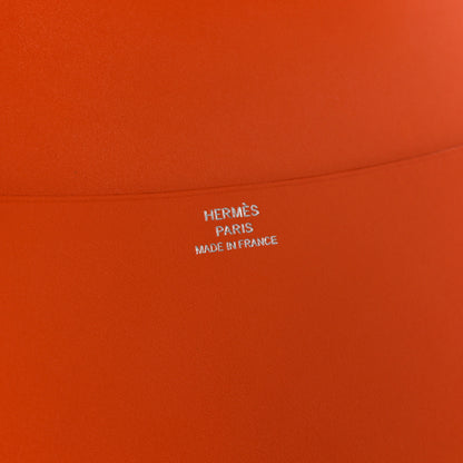 Hermes Chamonix Globe Trotter Agenda PM Cover Orange 6 of 7