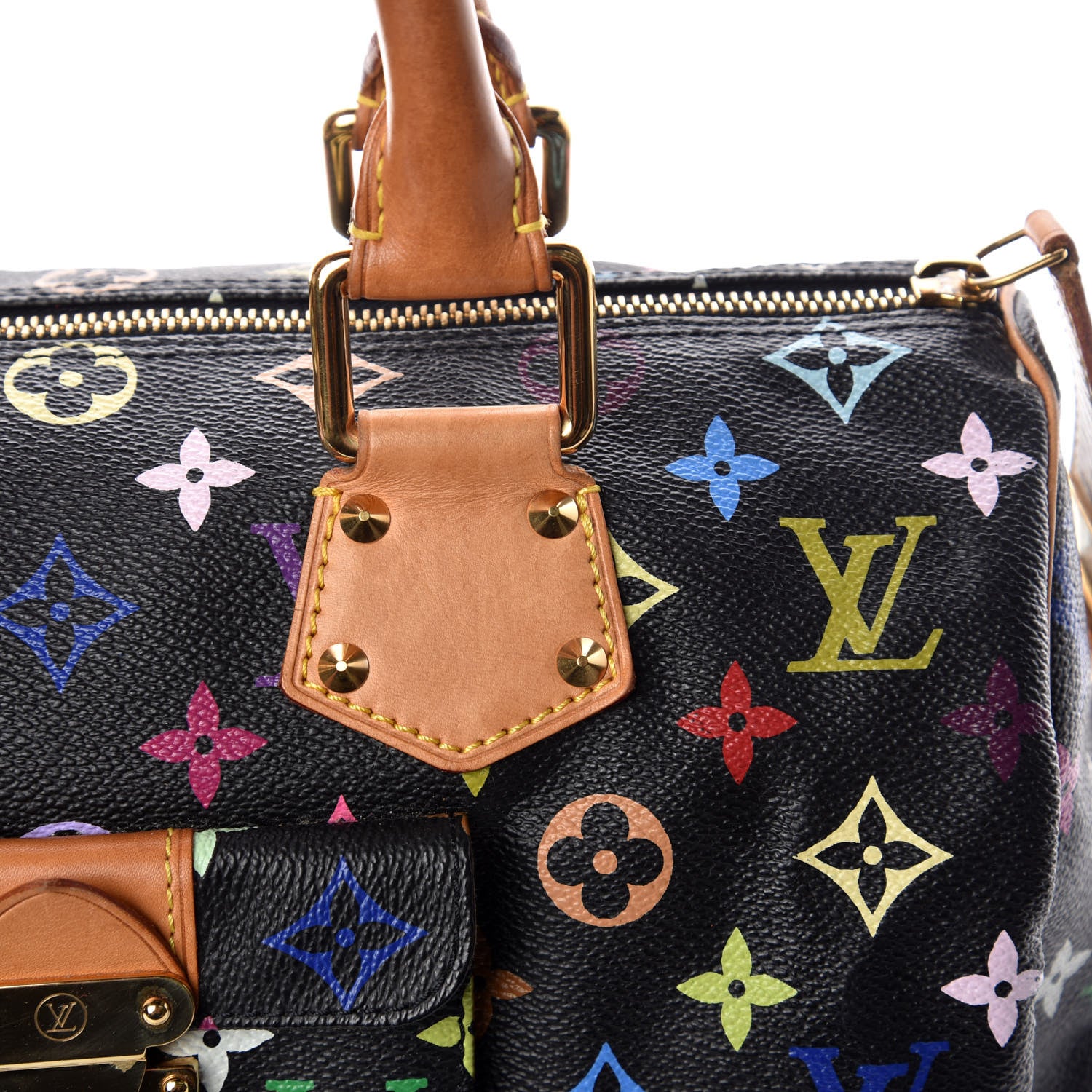 Louis Vuitton Monogram Multicolor Speedy 30 Black 12 of 18