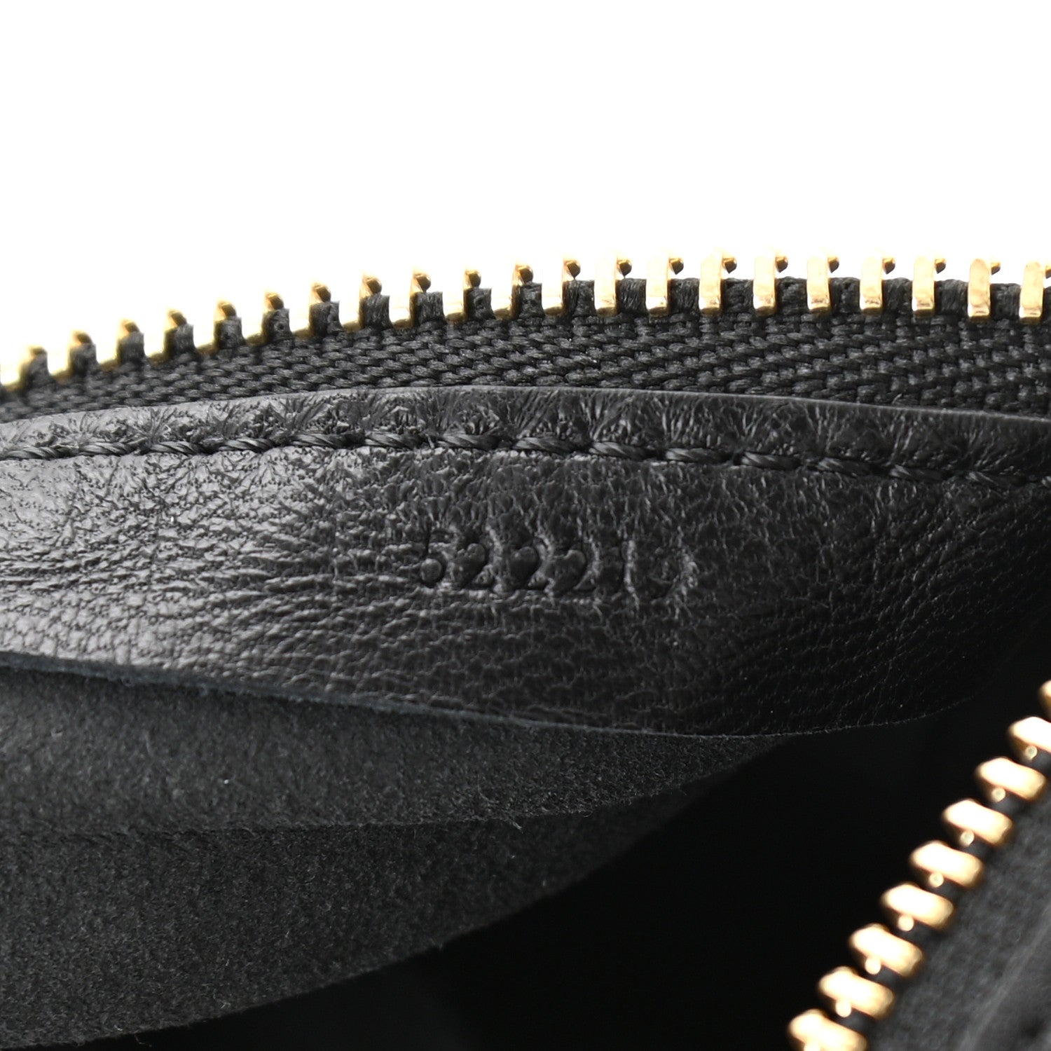 Loewe Lambskin Pleated Bracelet Pouch Shoulder Bag Black 7 of 10