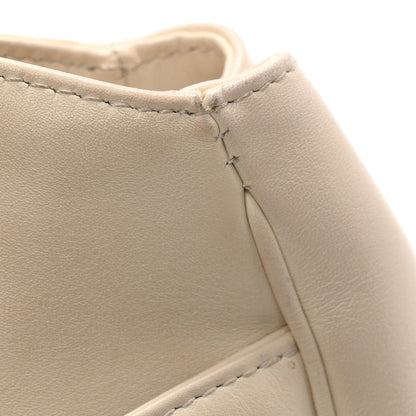 Gucci Calfskin Matelasse Medium GG Marmont Open Top Shoulder Bag White 12 of 15