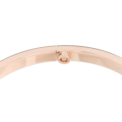 Cartier 18K Pink Gold Small LOVE Bracelet 17 7 of 8