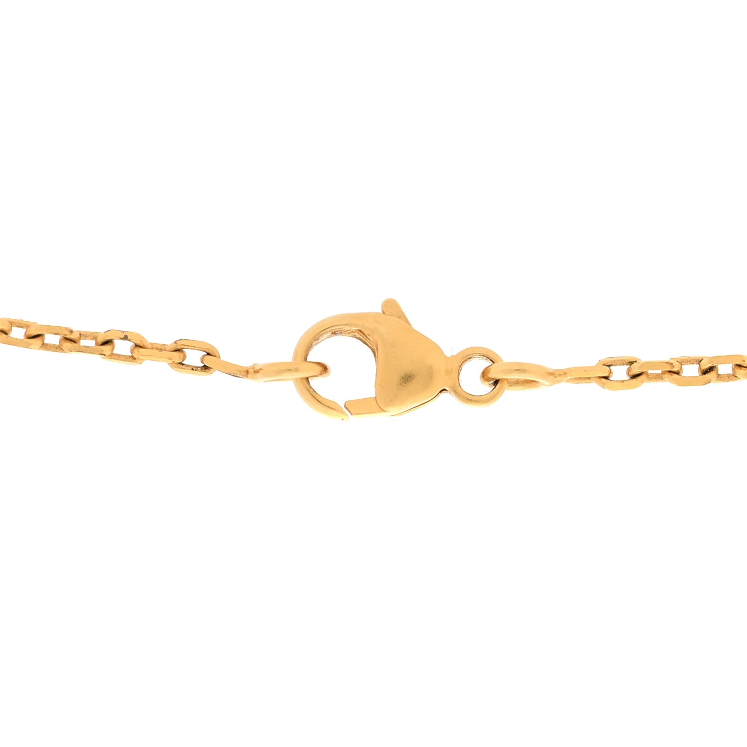 Hermes Lacquered Gold Pop H Pendant Necklace Rouge Vif 5 of 7