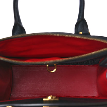 Louis Vuitton Taurillon City Steamer PM Black Rouge 5 of 8