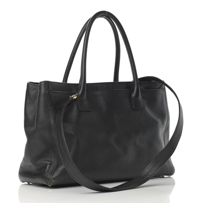 Chanel Calfskin Cerf Executive Shopper Tote Black 4 of 18