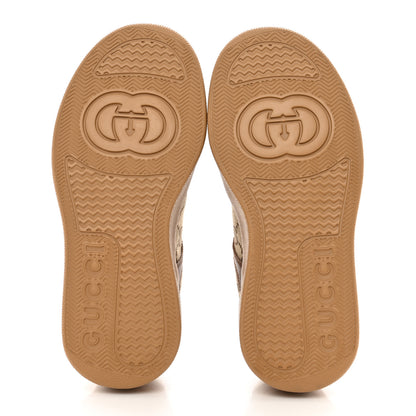 Gucci Calfskin GG Monogram Womens Platform 55mm Sneakers 36 Hezelnut Beige Ebony Mystic White 5 of 7