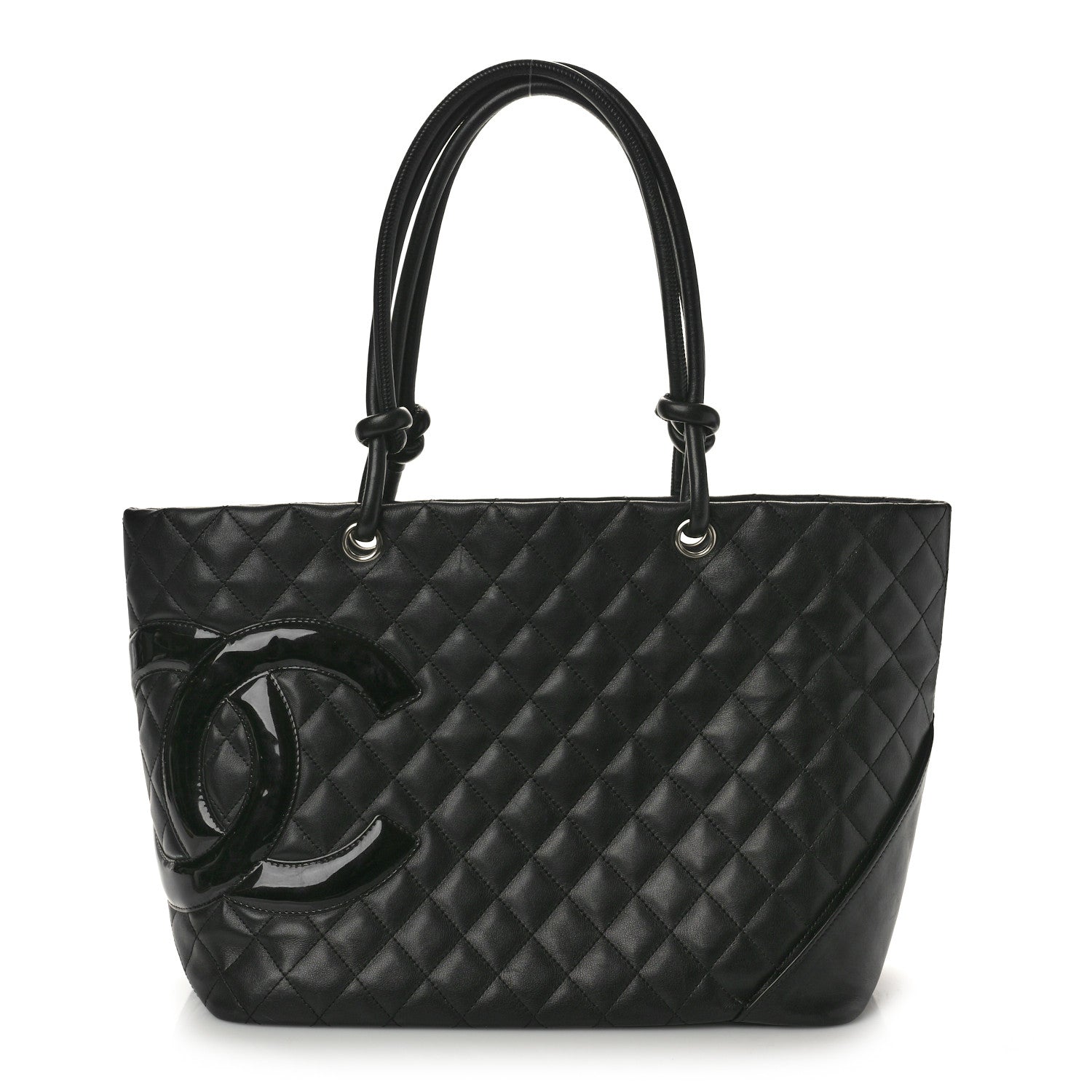 Chanel Calfskin Quilted Large Cambon Tote Black 1 of 10