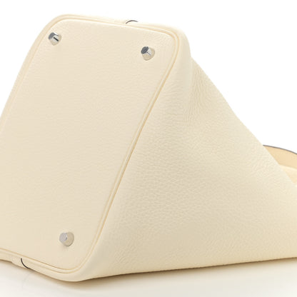 Hermes Taurillon Clemence Picotin Lock 22 MM Nata 10 of 10