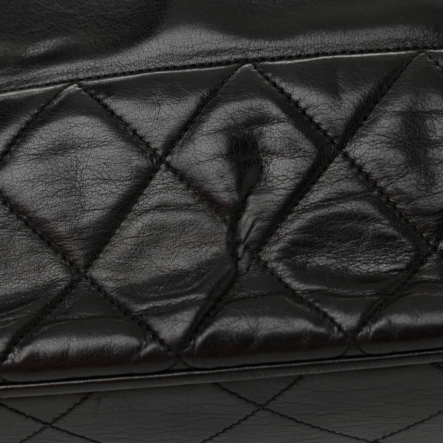 Chanel Lambskin Quilted Shopping Tote Black 11 of 12