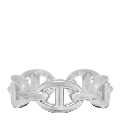Hermes Sterling Silver PM Chaine d'Ancre Enchainee Band Ring 54 7 1 of 5