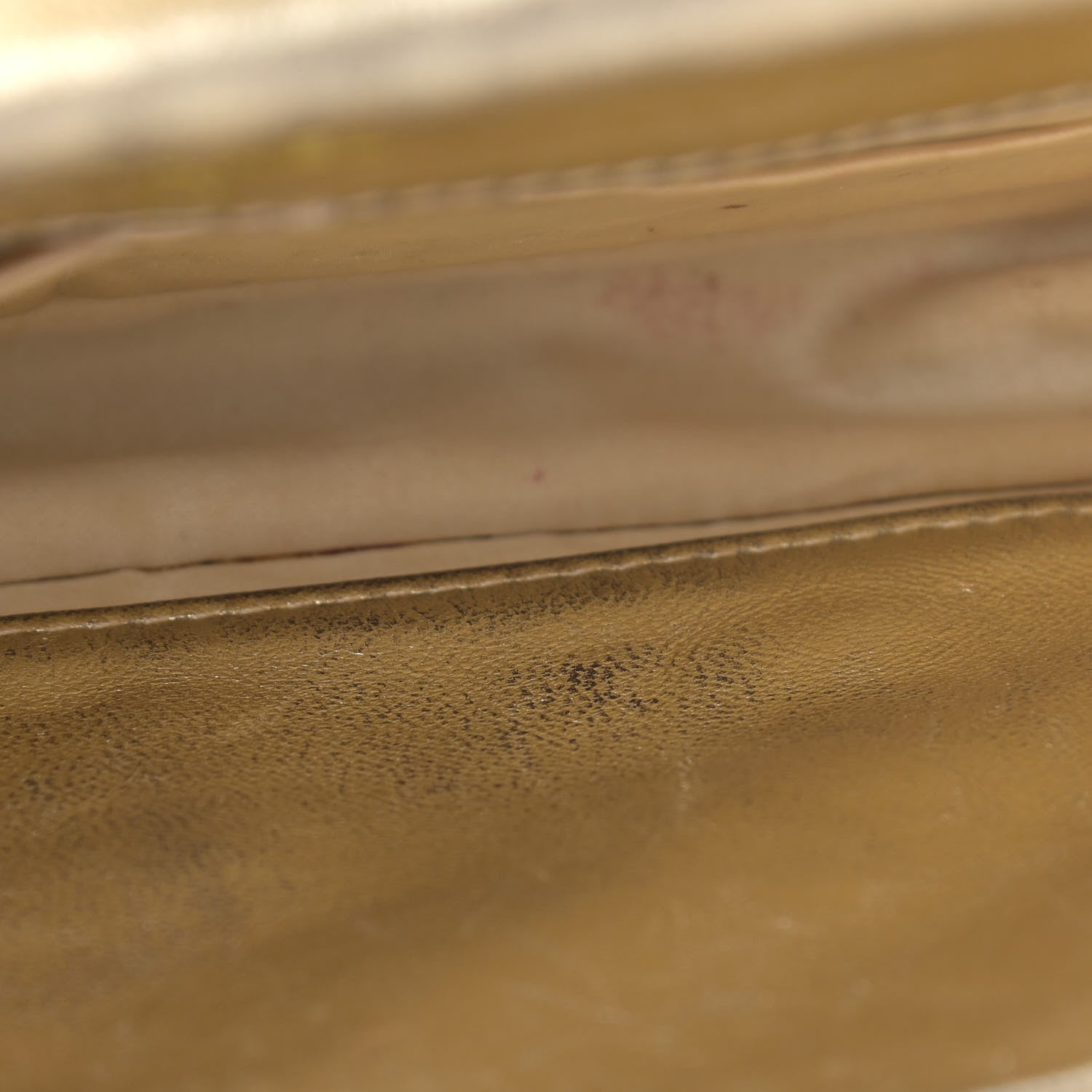 Chanel Nylon Travel Wallet On Chain WOC Metallic Gold 12 of 12