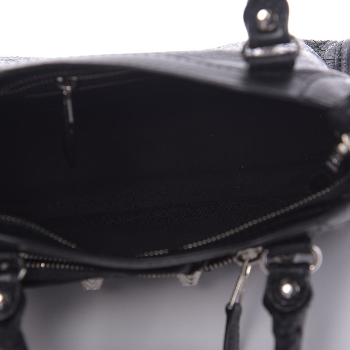 Agneau Giant 12 Silver Hardware Mini City Black