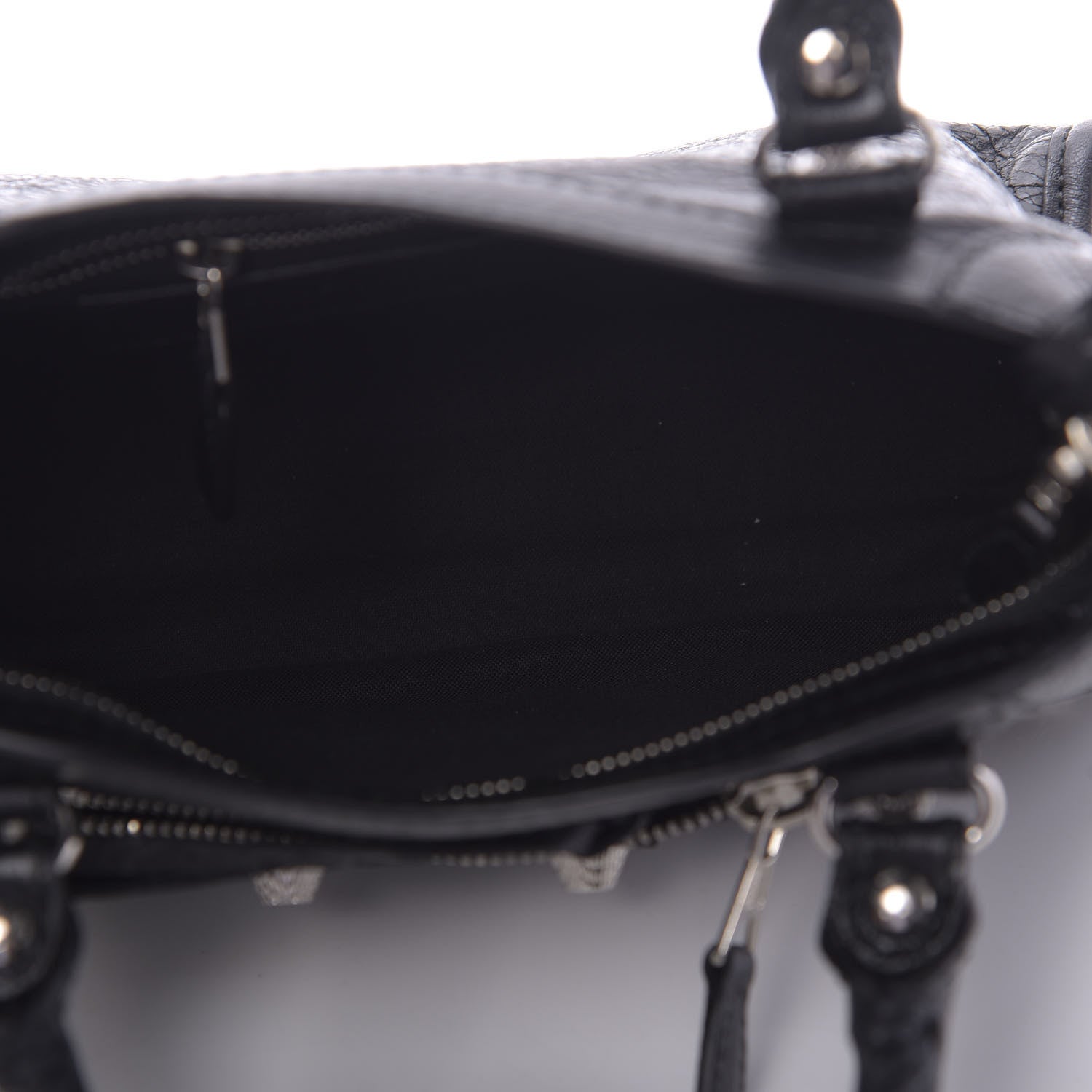 Balenciaga Agneau Giant 12 Silver Hardware Mini City Black 7 of 10