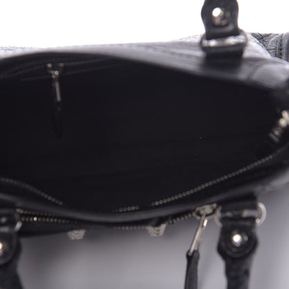 Balenciaga Agneau Giant 12 Silver Hardware Mini City Black 7 of 10