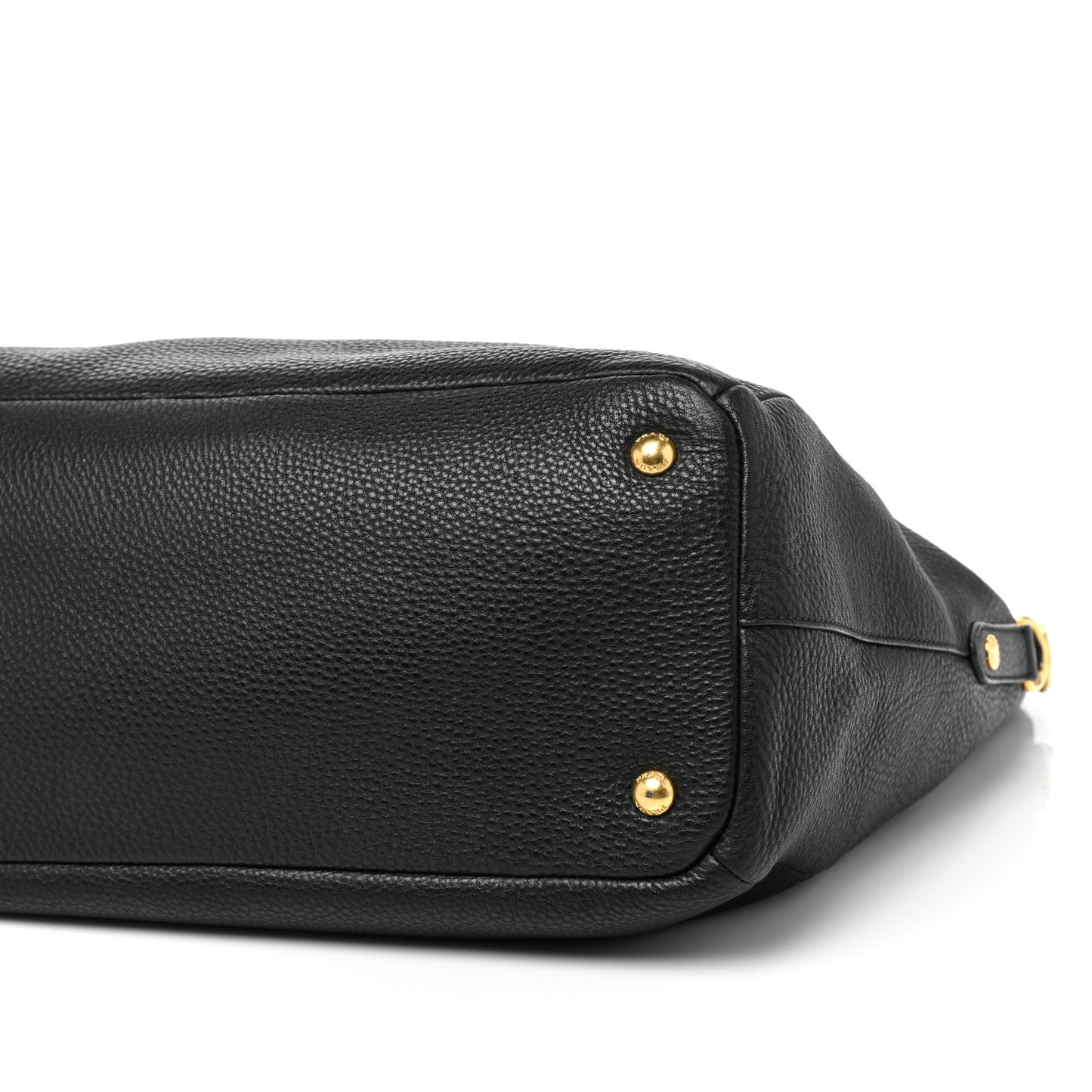 Vitello Daino Tote Black
