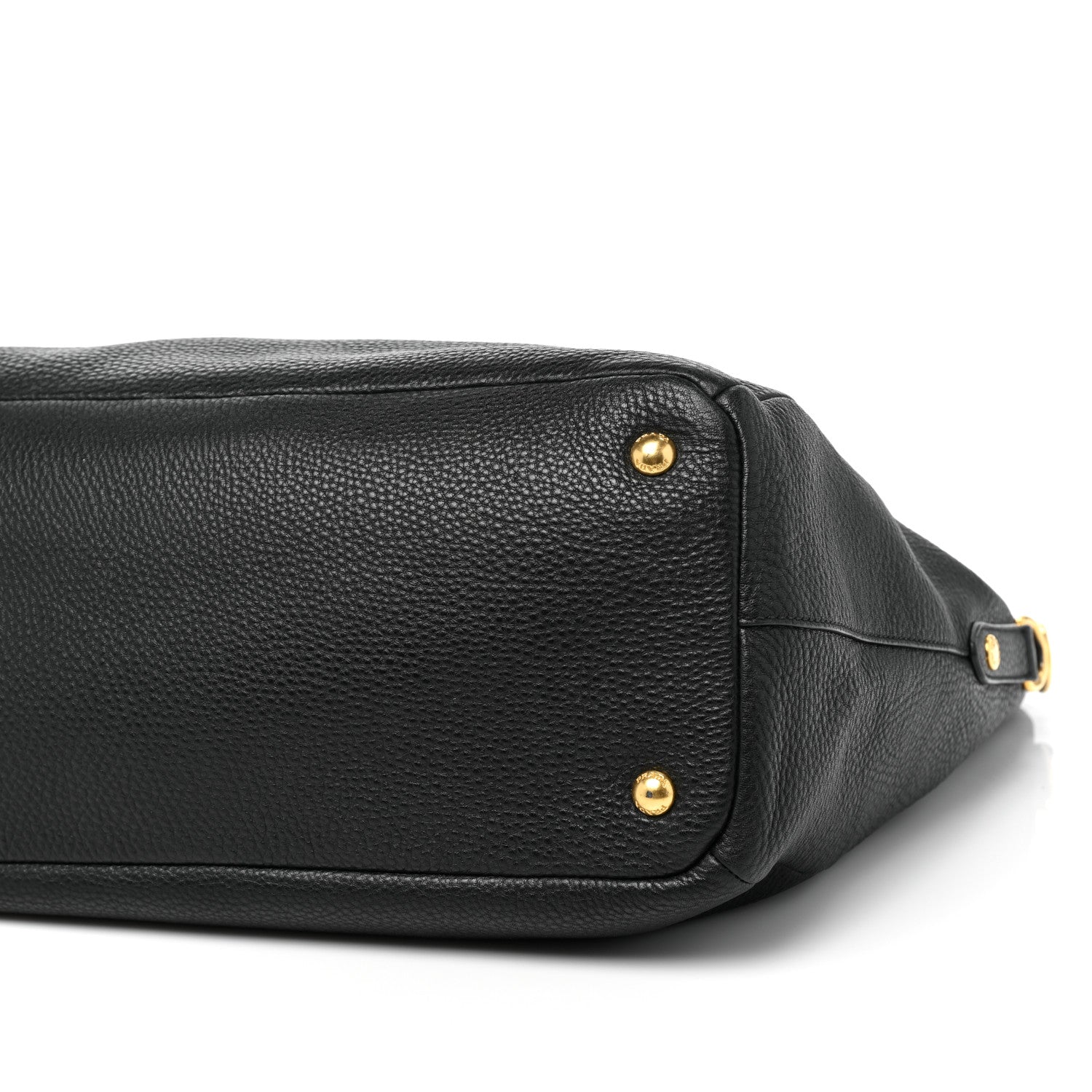Prada Vitello Daino Tote Black 8 of 11