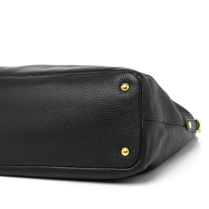 Prada Vitello Daino Tote Black 8 of 11