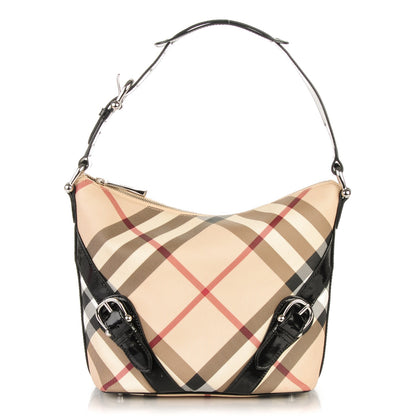 Burberry Nova Check Buckle Hobo 1 of 9