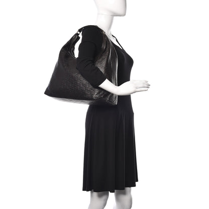 Gucci Guccissima Large Hobo Dark Brown 2 of 12