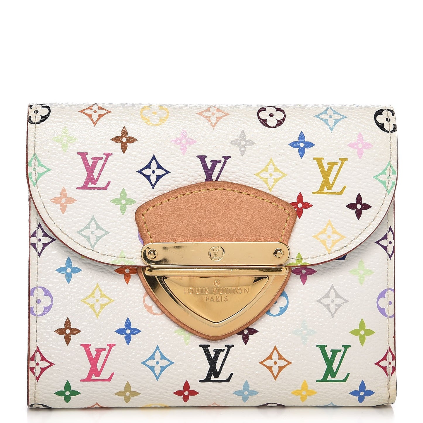 Monogram Multicolor Koala Wallet White
