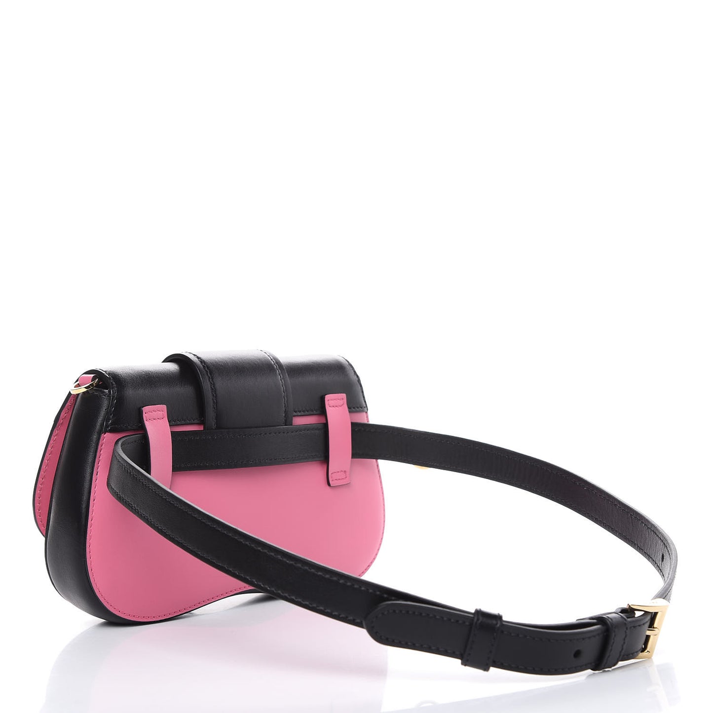 City Calfskin Sidonie Belt Bag Begonia Black