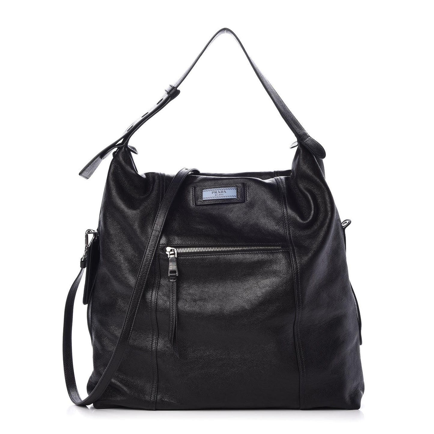Glace Calf Etiquette Hobo Black