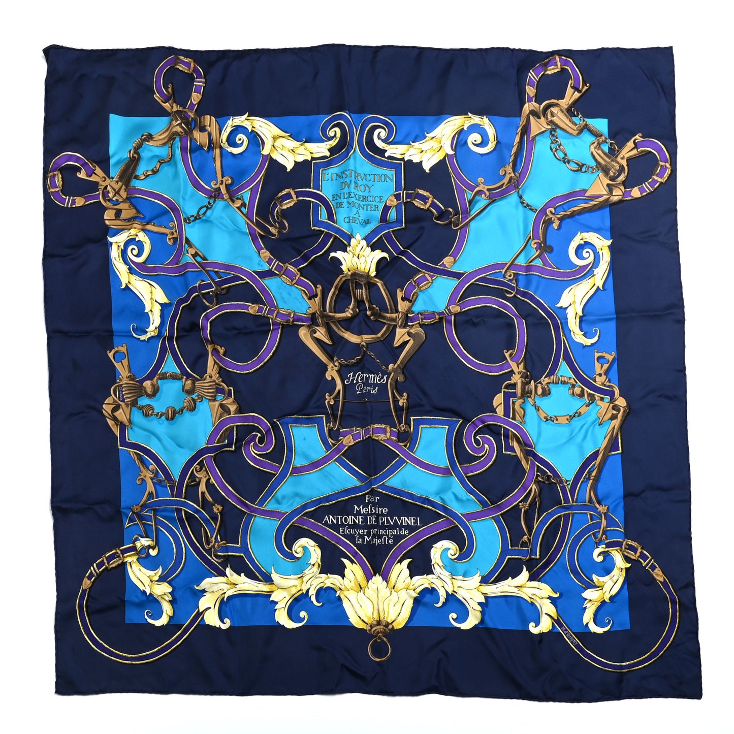 Silk L'Instruction Du Roy Scarf 90