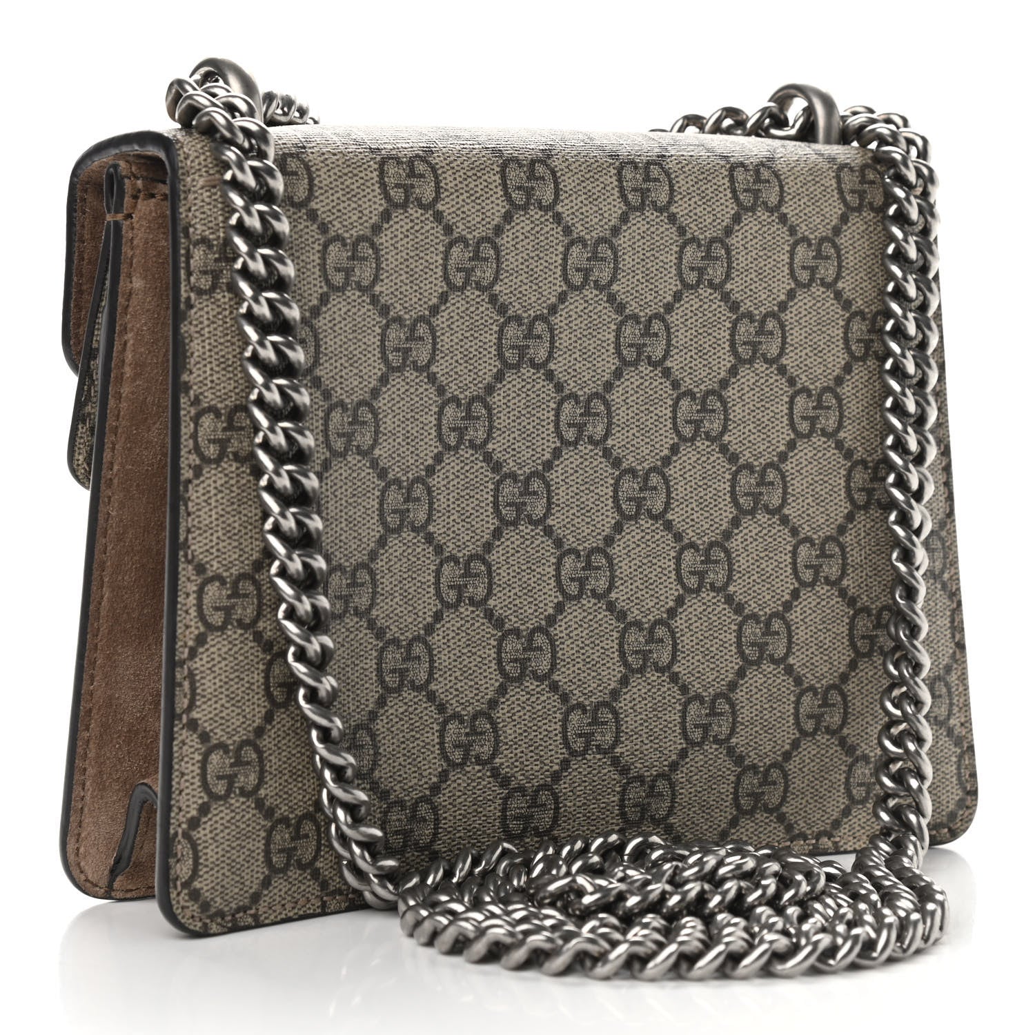 Gucci GG Supreme Monogram Mini Dionysus Shoulder Bag Taupe 3 of 9