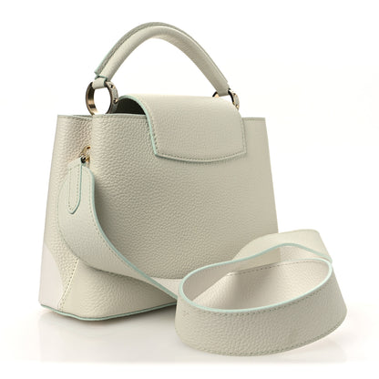 Louis Vuitton Taurillon Monogram Flower Capucines BB Jade 3 of 12