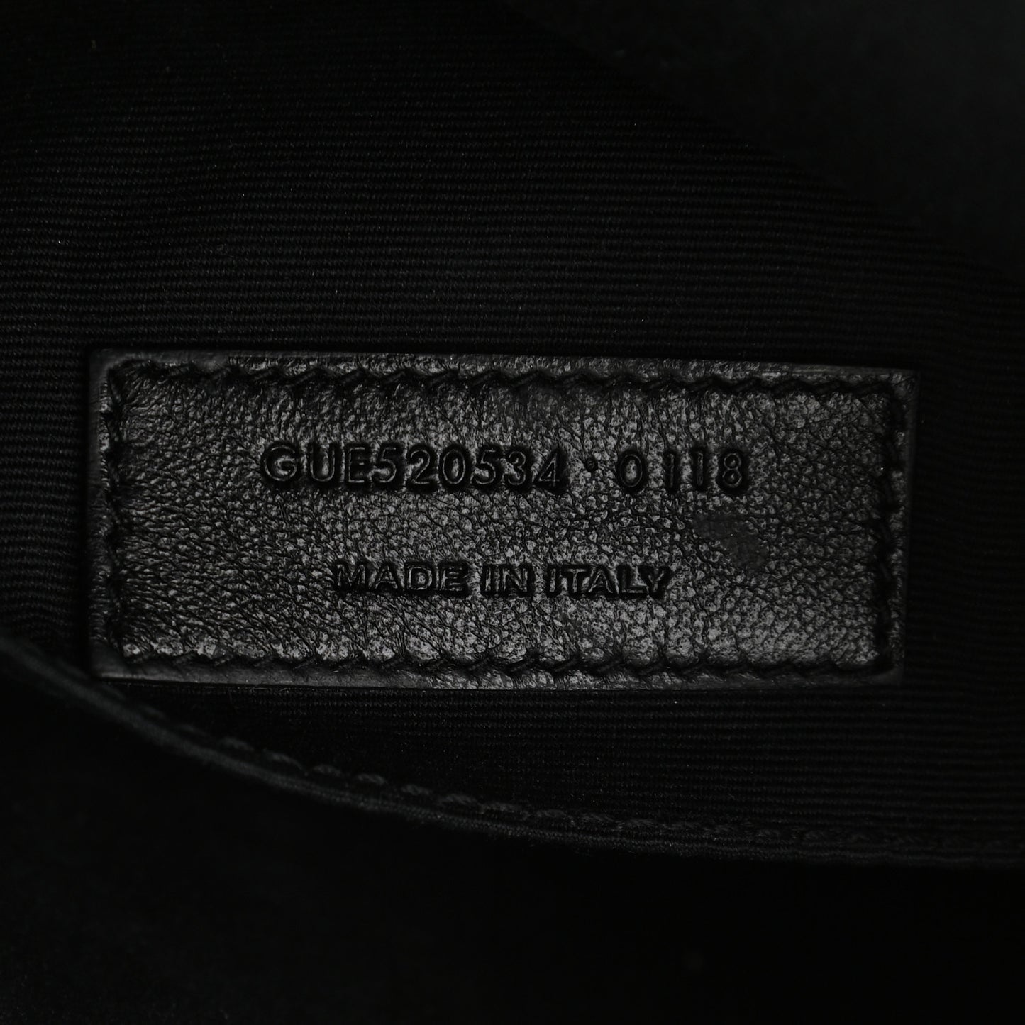 Calfskin Matelasse Monogram Lou Camera Bag Black