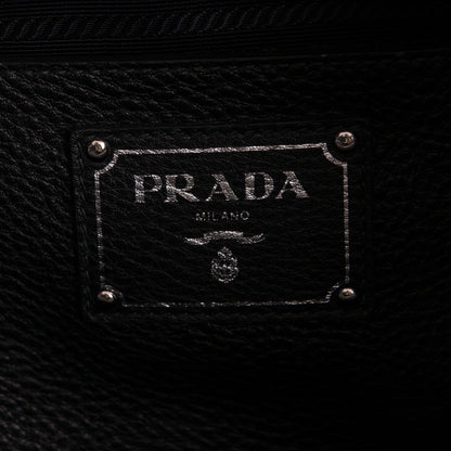 Prada Vitello Daino Tote Nero Black 6 of 9