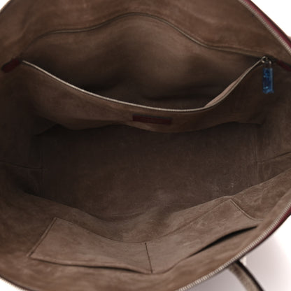 Louis Vuitton Veau Cachemire Ayers Soft Lockit MM Grenat 5 of 11