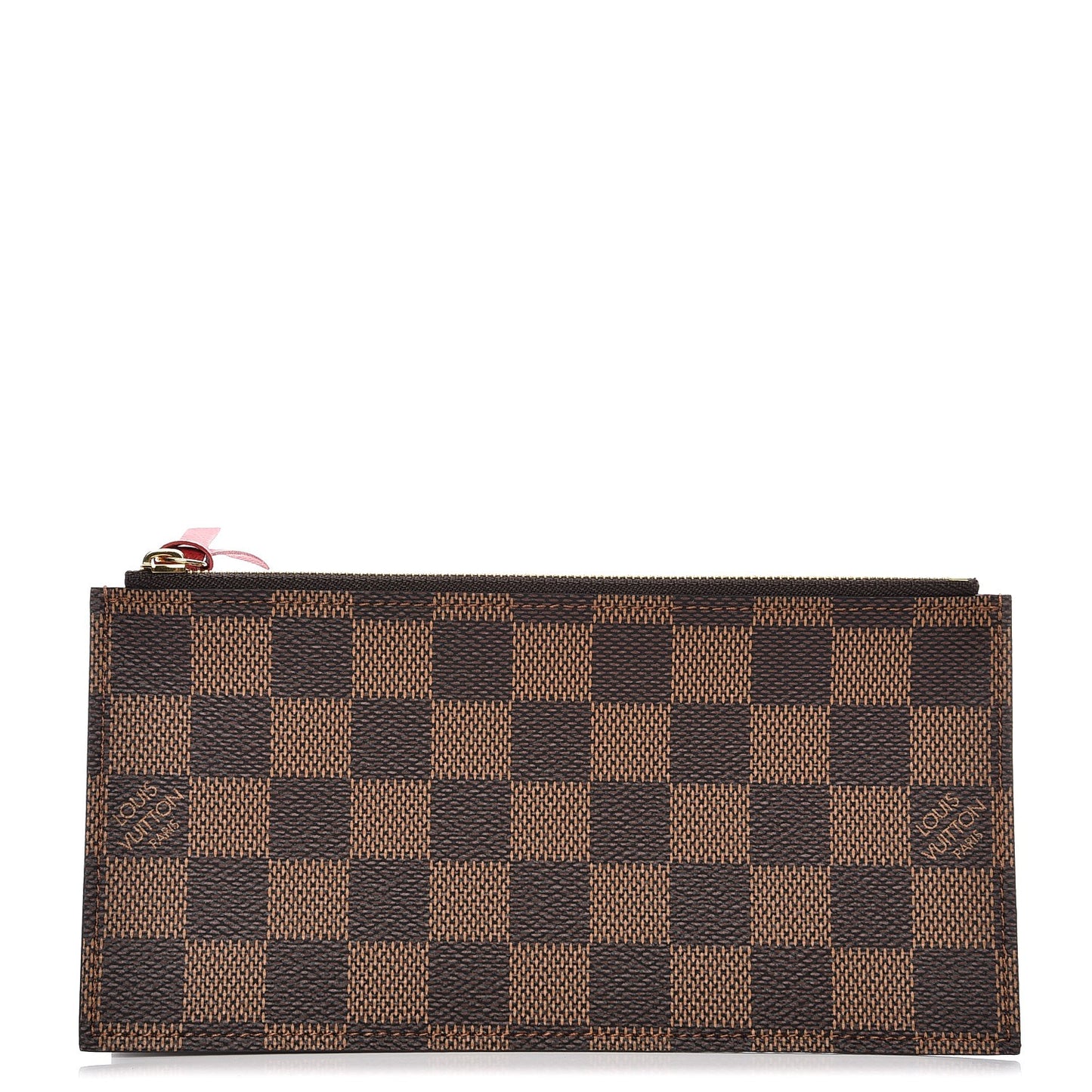 Damier Ebene Felicie Chain Wallet Zippered Insert