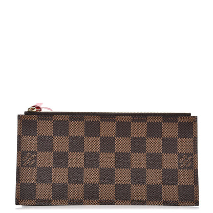 Louis Vuitton Damier Ebene Felicie Chain Wallet Zippered Insert 1 of 6