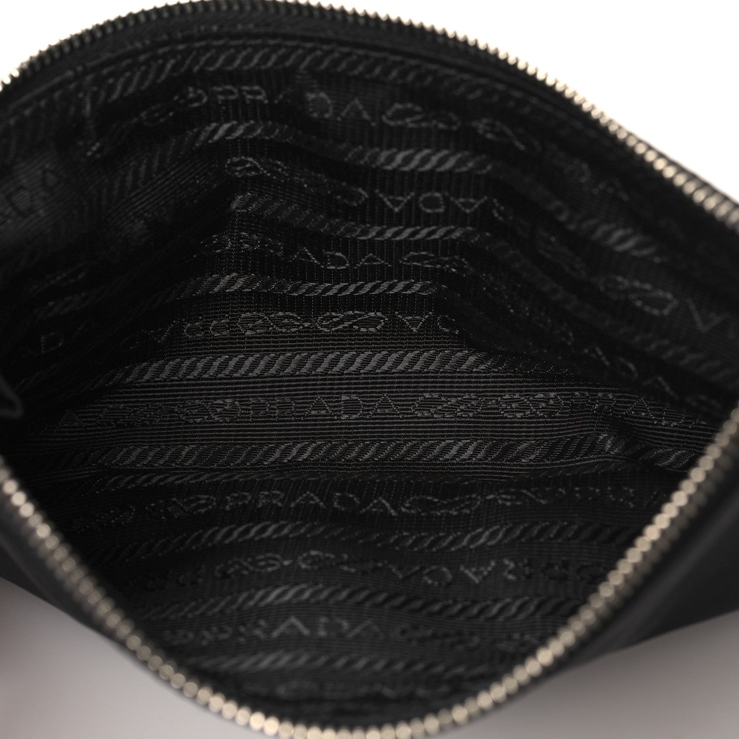 Prada Nylon Vela Saffiano Medium Backpack Black 7 of 11