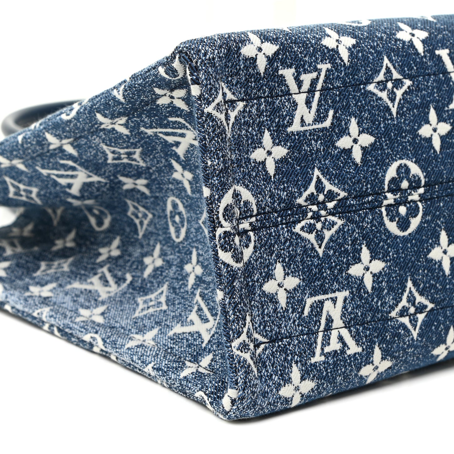 Monogram Jacquard Denim Onthego MM Bleu