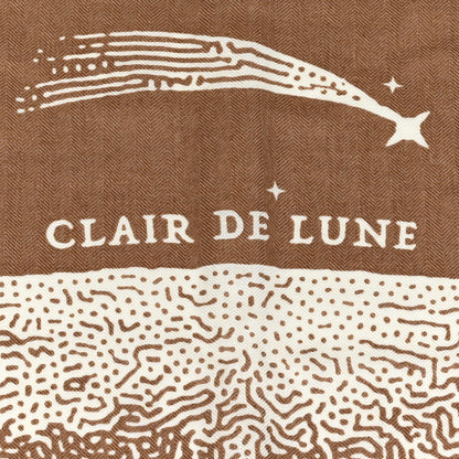 Hermes Silk Cashmere Clair De Lune Shawl 140 Camel White 3 of 6