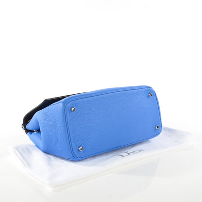Christian Dior Bullcalf Medium Be Dior Flap Blue 4 of 6