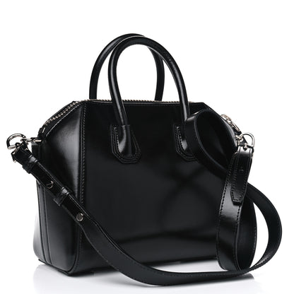 Givenchy Shiny Lord Calfskin Mini Antigona Black 2 of 4