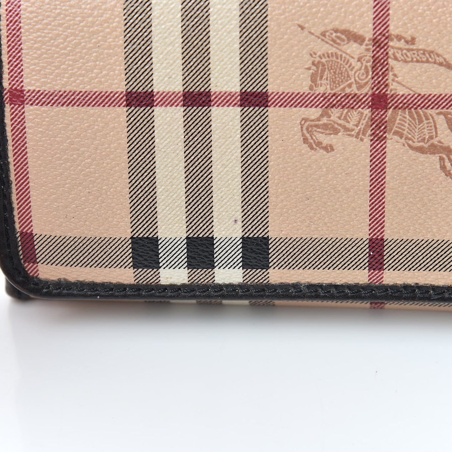 Haymarket Check Penrose Continental Wallet Chocolate
