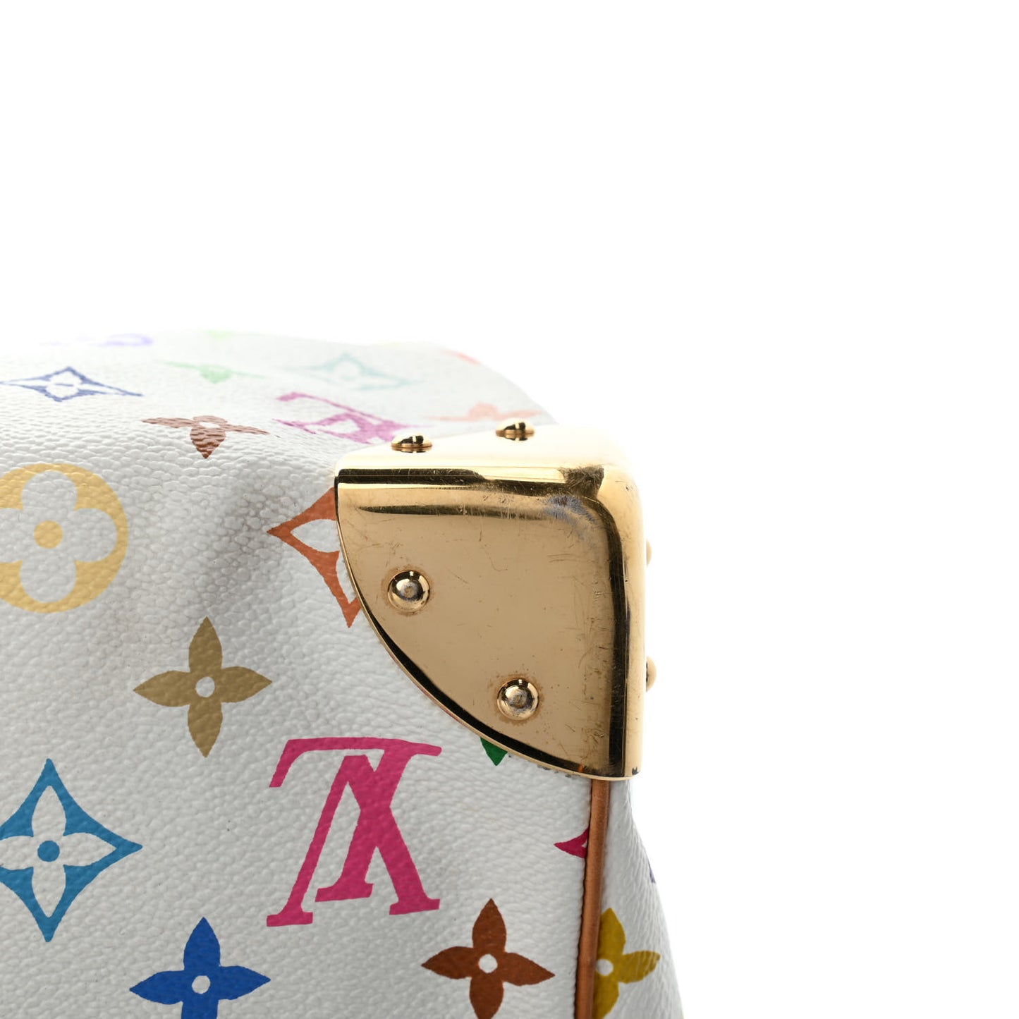 Monogram Multicolor Speedy 30 White