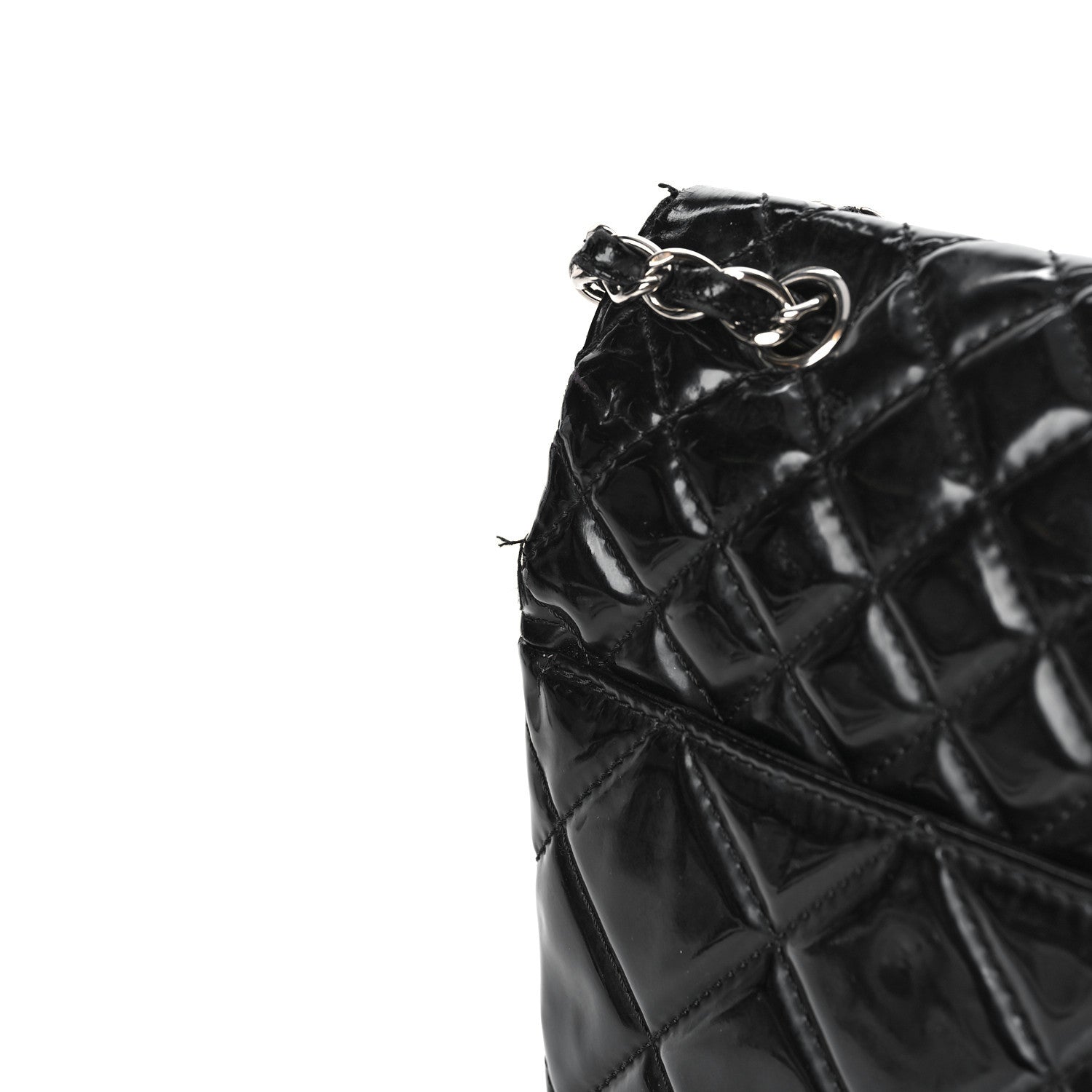 Chanel Vinyl Quilted In the Business Flap Bag Black 20 of 23