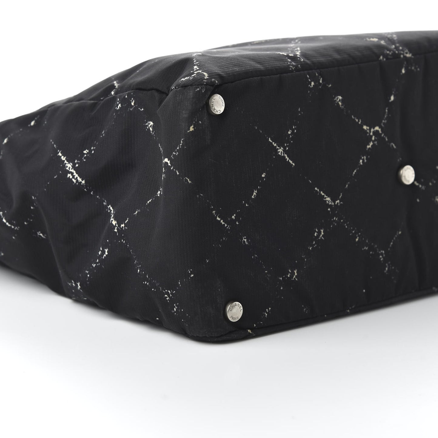 Nylon Travel Duffel Bag Black