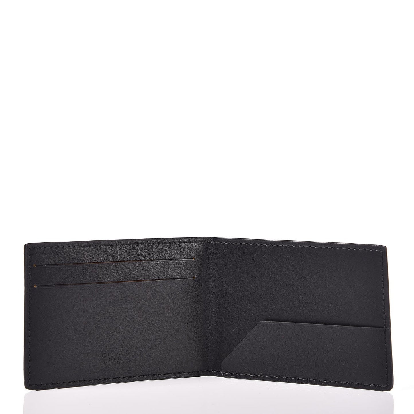 Goyardine Multi Slot Bi-Fold Wallet Black