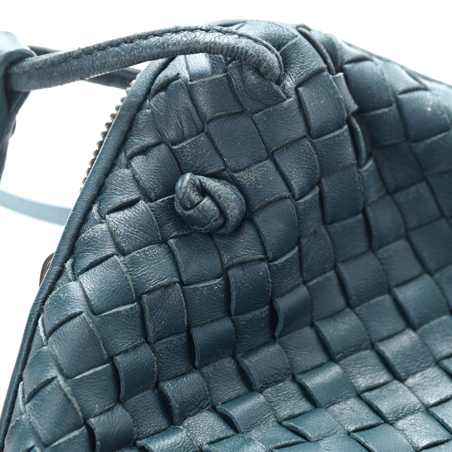 Bottega Veneta Nappa Intrecciato Nodini Crossbody Messenger Green 9 of 18