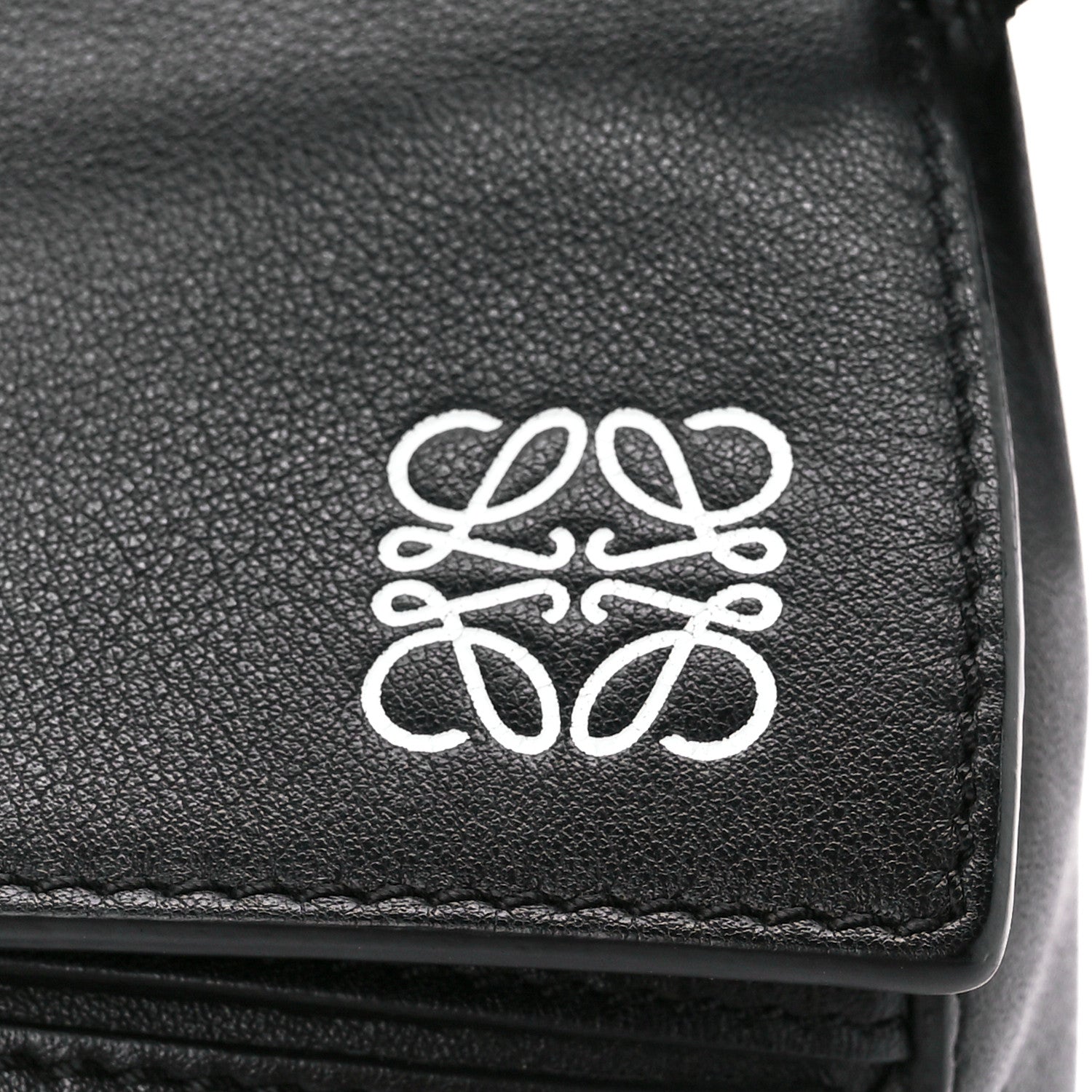 Loewe Calfskin Small Puzzle Bag Black 8 of 11